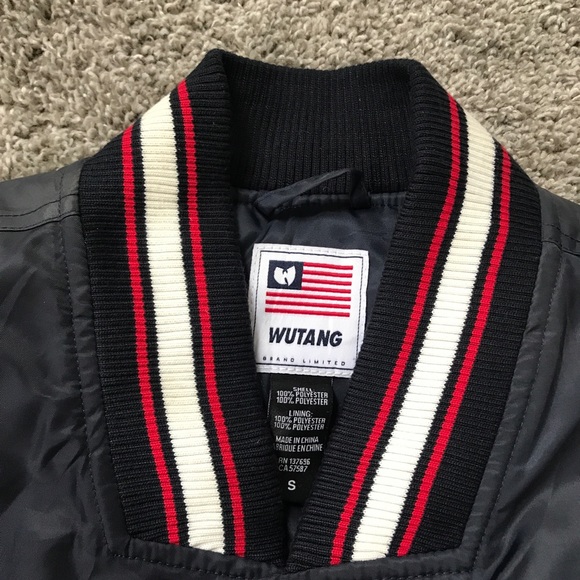 Wu-Tang Jacket Size Small/Medium RARE Authentic Navy Blue Raekwon Rza Gza U-God - Picture 4 of 14